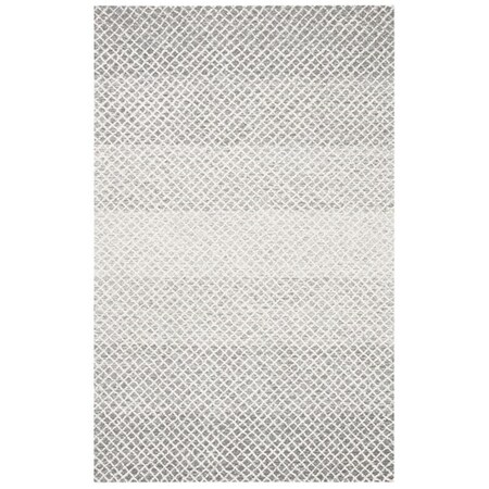 Safavieh 5 x 5 ft. Micro-Loop Contemporary Round Rug, Grey & Ivory MLP353F-5R